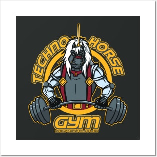 Techno Horse Gym Posters and Art